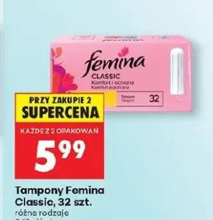 Tampony Classic, różne rodzaje