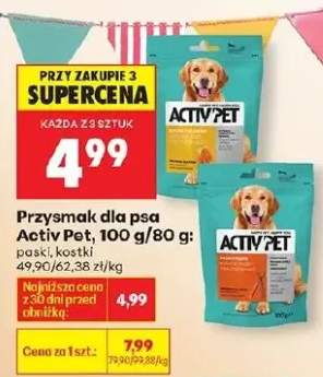 Przysmak dla psa paski, kostki