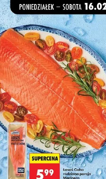 Łosoś coho rodzinna porcja