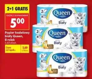 Papier toaletowy biały Queen