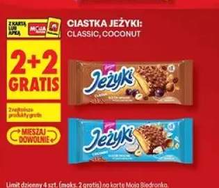 Ciastka Jeżyki: classic, coconut