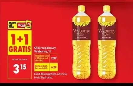 Olej rzepakowy Wyborny