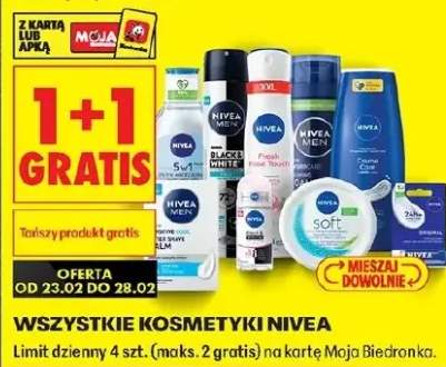 Kosmetyki wszystkie rodzaje 1+1 GRATIS