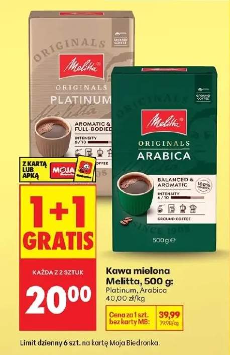 Kawa mielona Originals Platinum