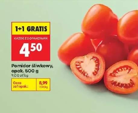 Pomidor śliwkowy 500 g