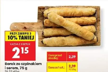 Borek ze szpinakiem i serem