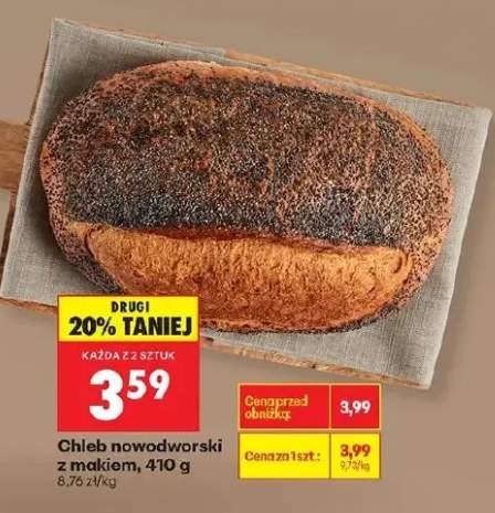 Chleb nowodworski z makiem