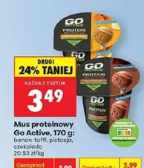 Mus proteinowy banan-toffi