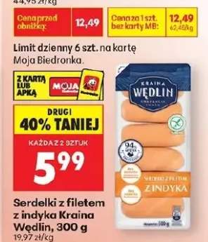 Serdelki z filetem z indyka Kraina