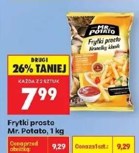 Frytki proste hranolky klasik