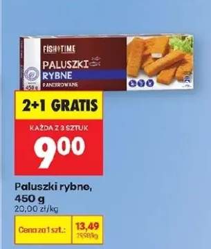 Paluszki rybne panierowane