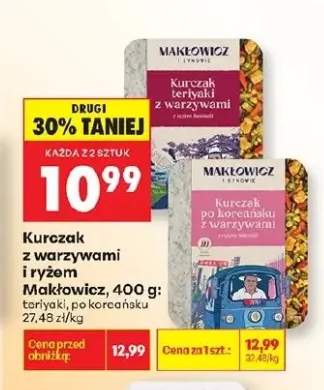 Kurczak teriyaki z warzywami i ryżem