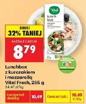 Lunchbox z kurczakiem i mozzarellą