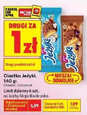 Ciastka Jeżyki Classic