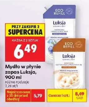 Mydło w płynie zapas różne rodzaje