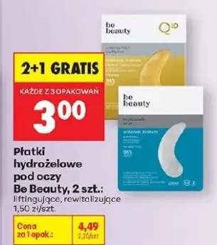 Płatki hydrożelowe pod oczy liftingujące