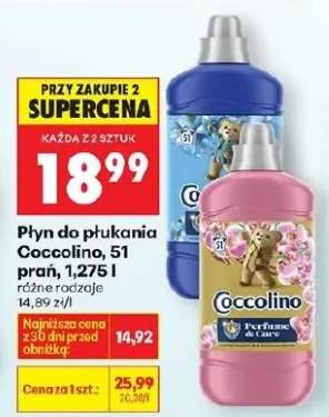 Płyn do płukania Coccolino różne rodzaje