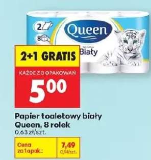 Papier toaletowy biały 8 rolek