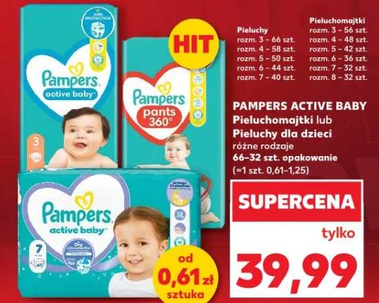 pieluszki Pampers