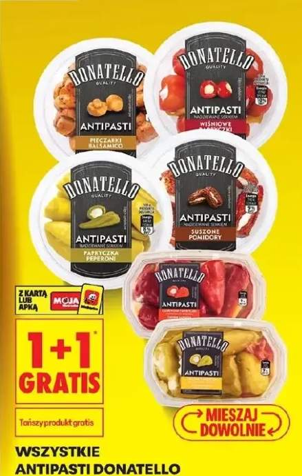 Antipasti wszystkie rodzaje 1+1 GRATIS