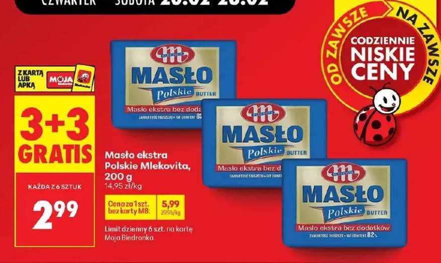 Masło ekstra Polskie