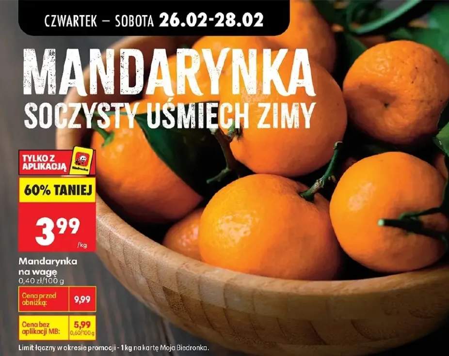 Mandarynka na wagę