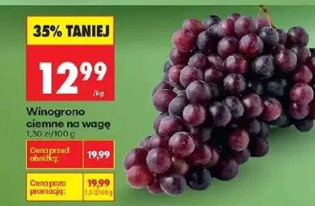 Winogrono ciemne na wagę