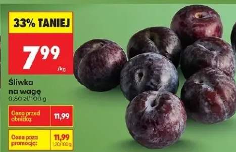 Śliwka na wadze