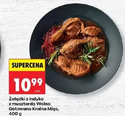 Żołądki z indyka z musztardą Wolno Gotowane Kraina Mięs