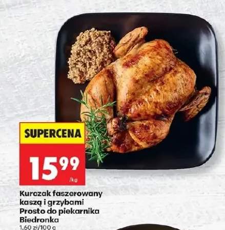 Kurczak faszerowany kaszą i grzybami prosto do piekarnika