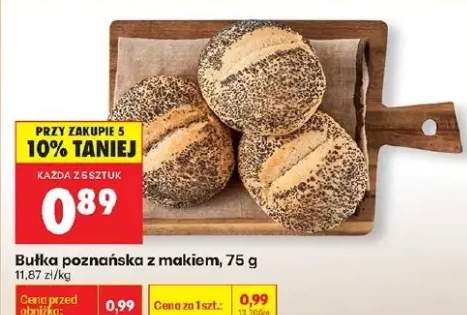 Bułka poznańska z makiem