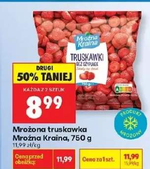Truskawki mrożone bez szypułek
