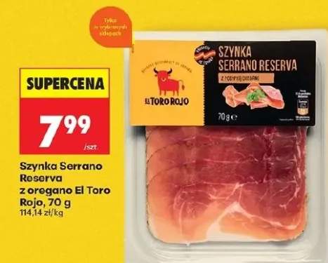 Szynka Serrano Reserva z oregano
