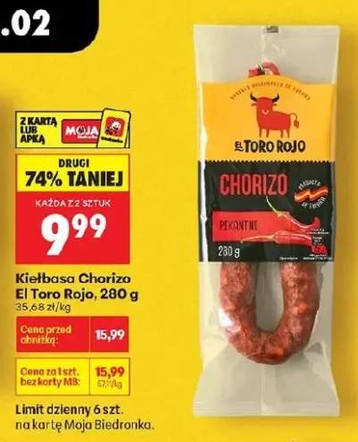 Kiełbasa Chorizo pikantna