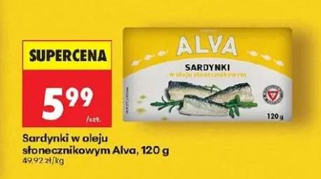 Sardynki w oleju słonecznikowym