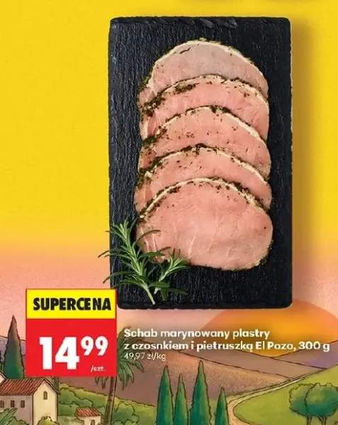 Schab marynowany plastry z czoskiem i pietruszką