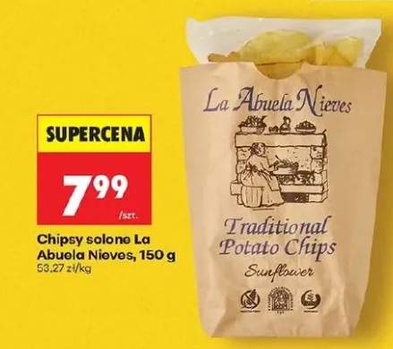 Chipsy solone Traditional Potato Chips Sunflower