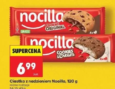 Ciastka z nadzieniem różne rodzaje