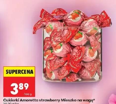 Cukierki strawberry Mieszko na wagę