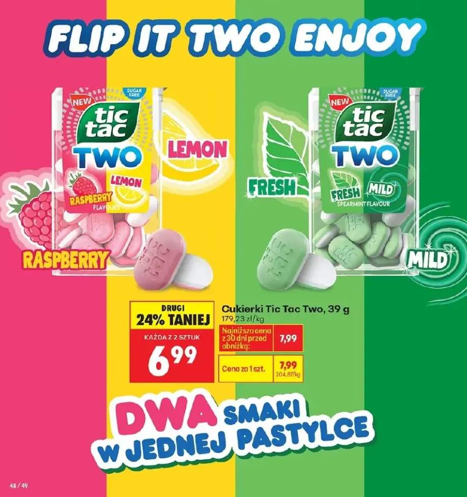 Cukierki Two Raspberry Lemon