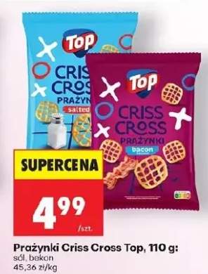 Prażynki Criss Cross salted