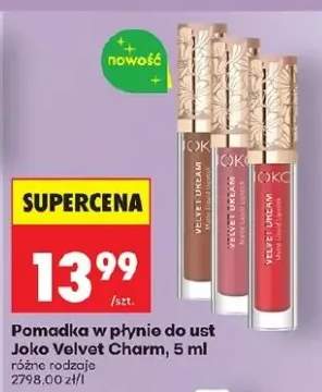Pomadka w płynie do ust Velvet Charm różne rodzaje