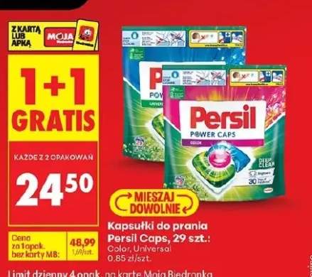 Kapsułki do prania Color