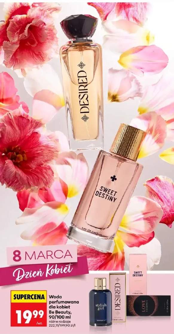 Woda perfumowana dla kobiet różne rodzaje