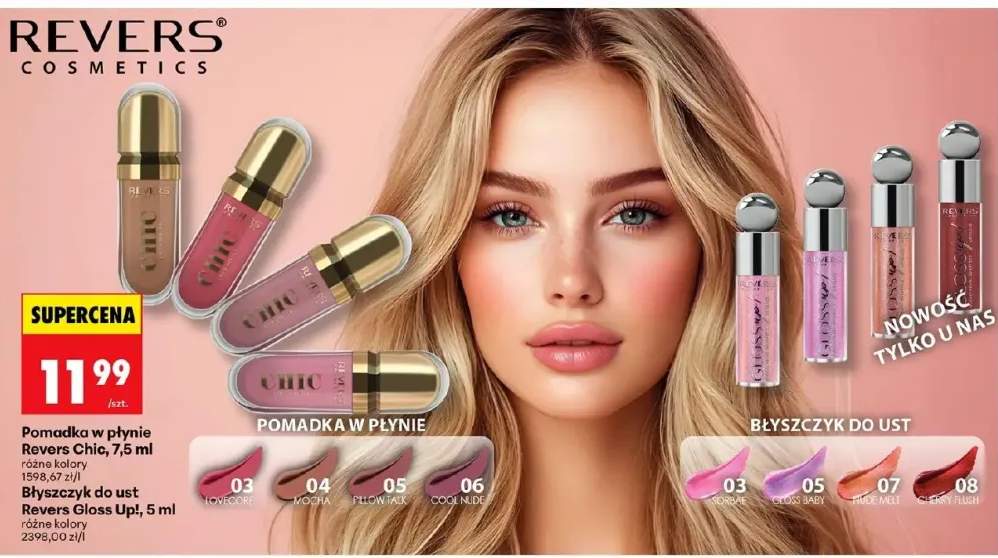 Pomadka w płynie Chic różne kolory