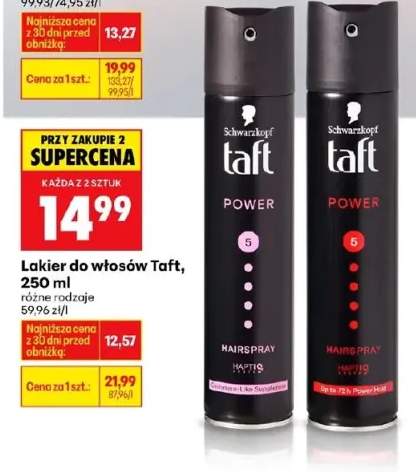 Lakier do włosów 250ml różne rodzaje