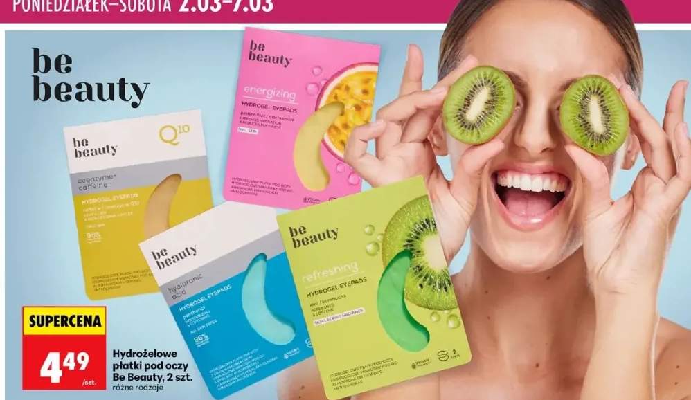 Hydrożelowe płatki pod oczy 2 szt. różne rodzaje