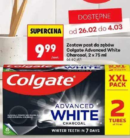 Zestaw past do zębów Advanced White Charcoal