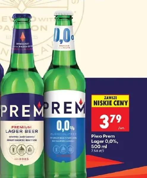 Piwo premium lager beer