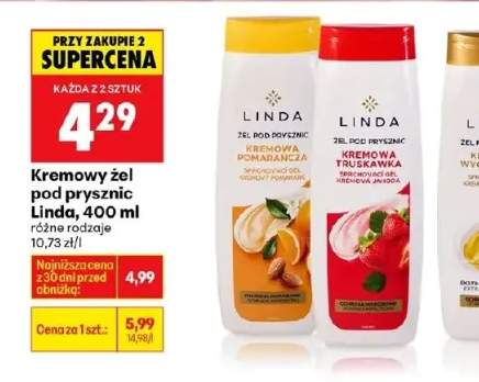 Kremowy żel pod prysznic różne rodzaje